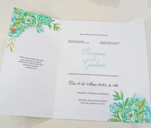 Convite de Casamento