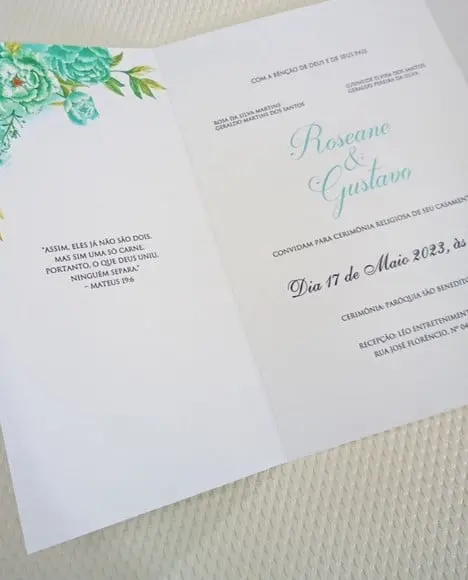 Convite de Casamento