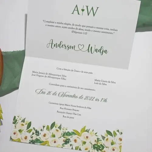 Convite de Casamento