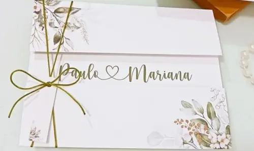 Convite de Casamento