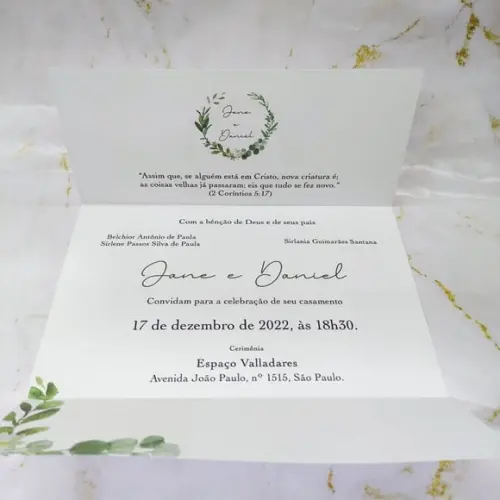 Convite de Casamento