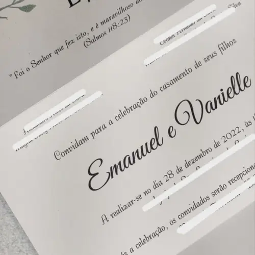 Convite de Casamento
