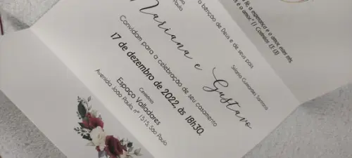 Convite de Casamento