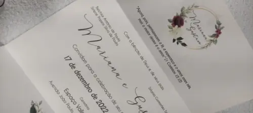 Convite de Casamento