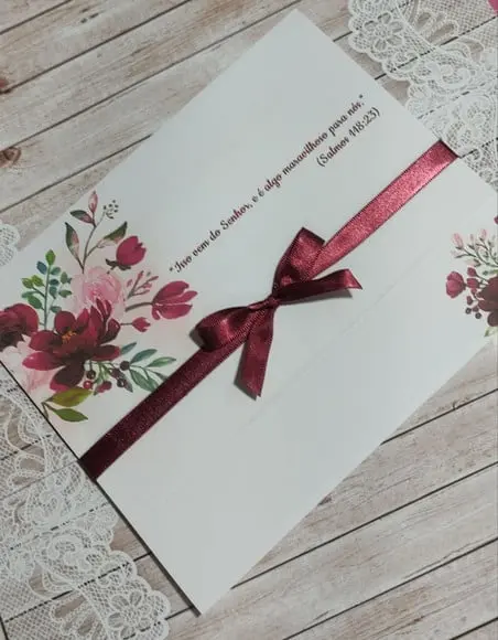 Convite de Casamento