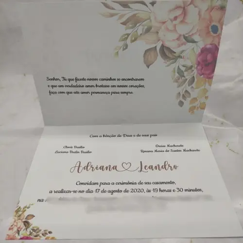 Convite de Casamento