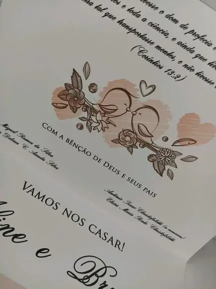 Convite de Casamento