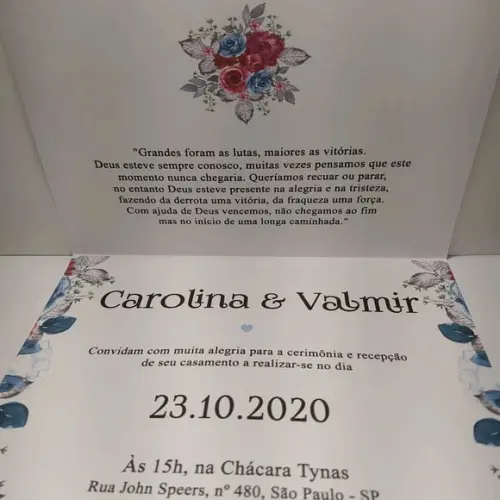 Convite de Casamento
