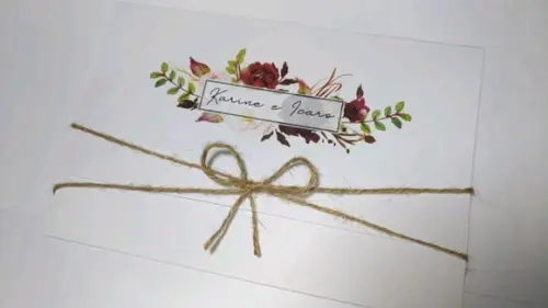 Convite de Casamento