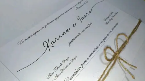 Convite de Casamento