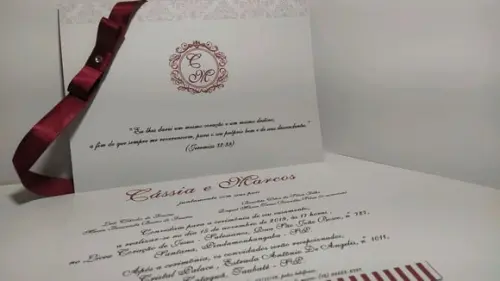 Convite de Casamento
