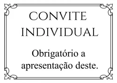 Convite Individual