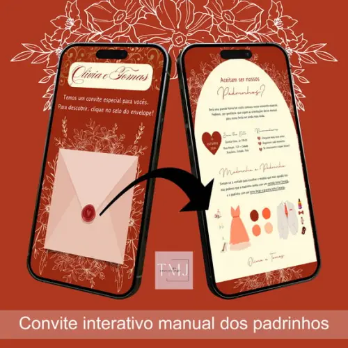 Convite Interativo Manual dos Padrinhos