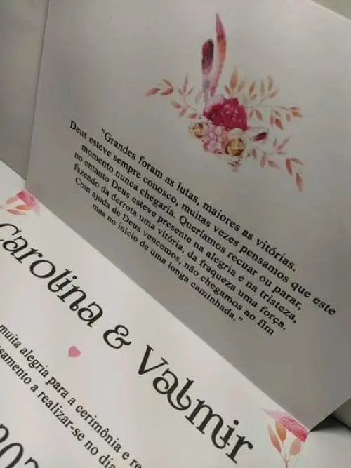 Convite de Casamento