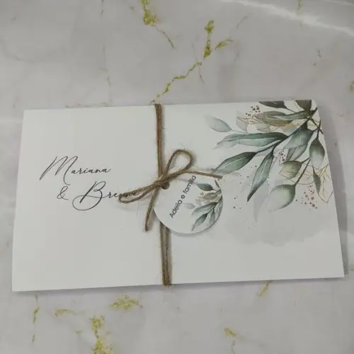 Convite de Casamento 240gr