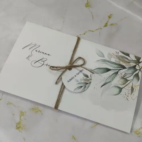 Convite de Casamento 240gr