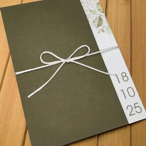 Convite de Casamento Minimalista - Cópia