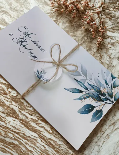 Convite de Casamento 180g