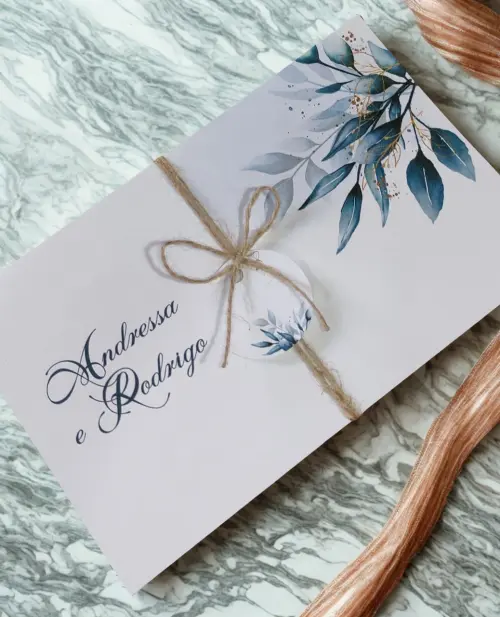 Convite de Casamento 180g - Cópia