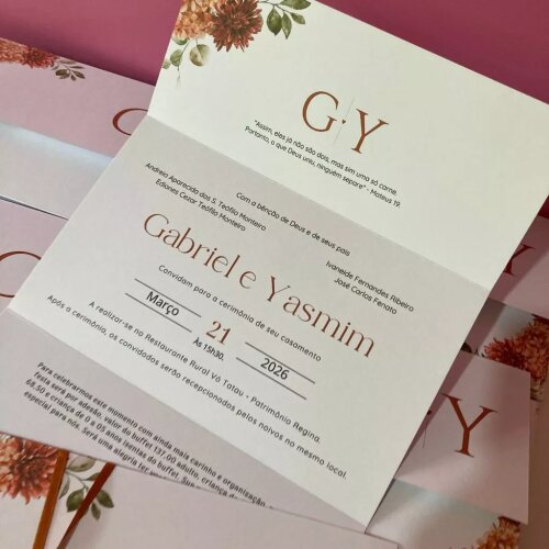 Convite de Casamento