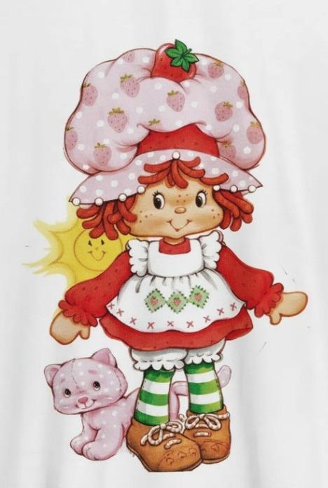 Camiseta Moranguinho Vintage
