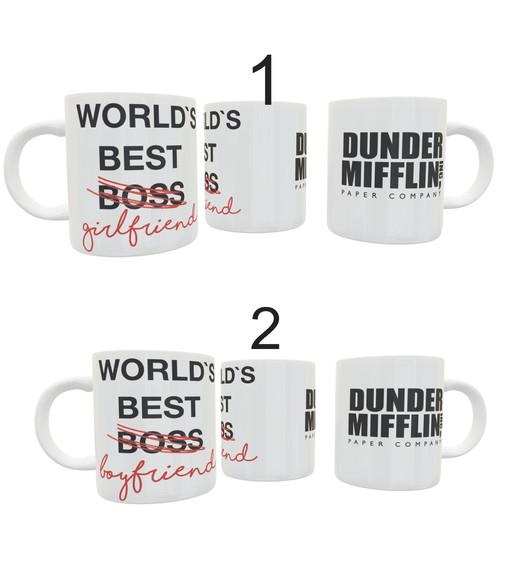 Caneca The Office Best Girlfriend ou Best Boyfriend