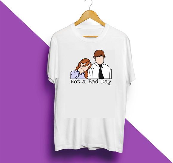 Camiseta Not a Bad Day Jim And Pam The Office