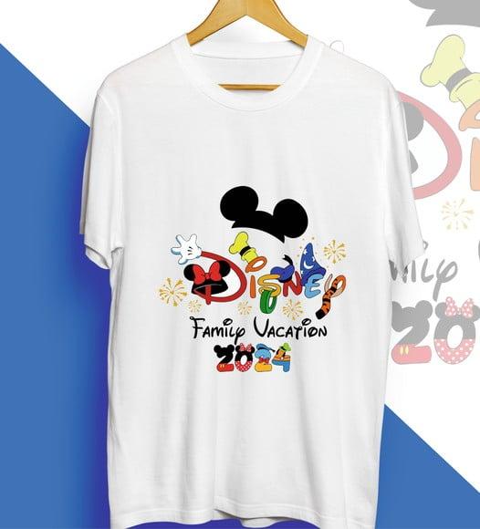 Camiseta Férias na Disney