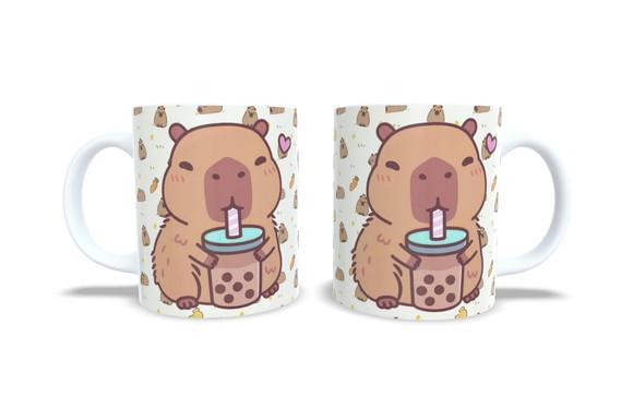 Caneca Capivara Fofa Cute Capybara
