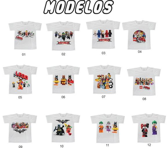 Camiseta Camisa Infantil / Adulto Lego Movie