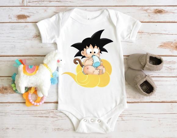 Body para Bebê Baby Goku