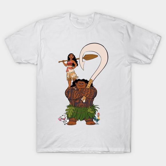Camiseta Moana Maui Cartoon