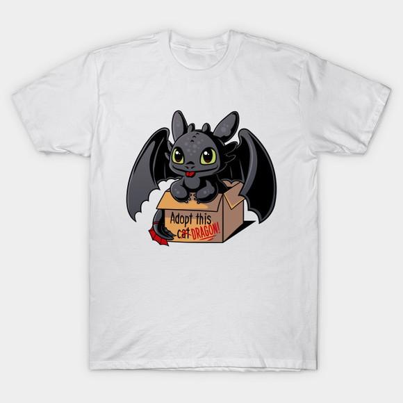 Camiseta Como Treinar Seu Dragão - Banguela Adopt a Dragon