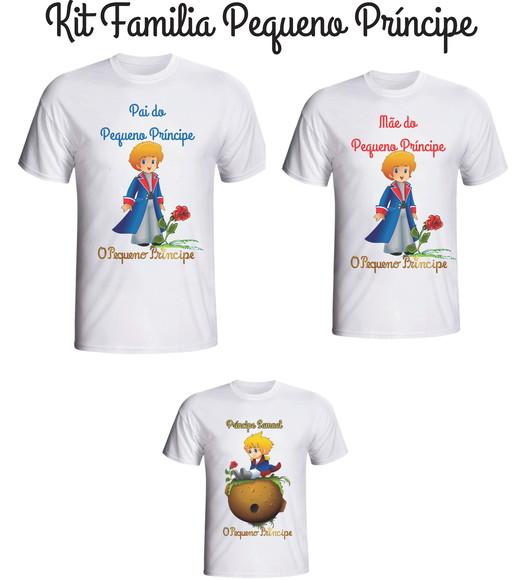 Camiseta Pequeno Príncipe - Kit Com 03 Camisetas