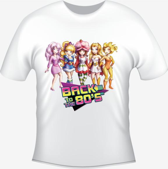 Camiseta Desenhos Anos 80 - Girl Power