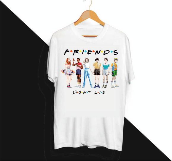 Camiseta Friends Don't Lie - Stranger Things