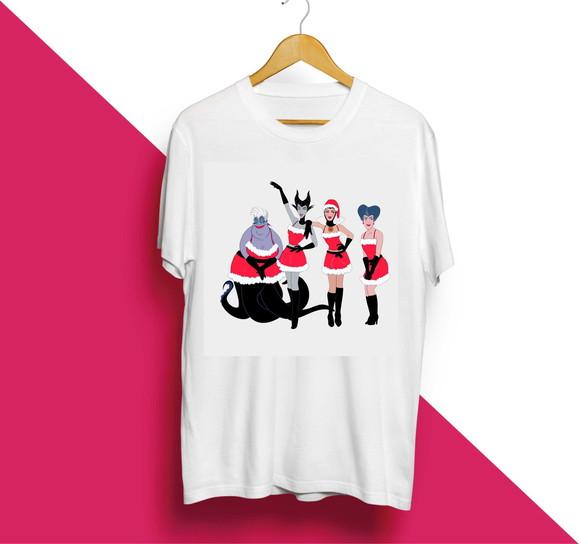 Camiseta Meninas Malvadas - Vilãs Disney Natal Closes