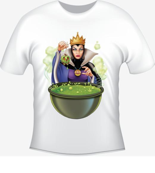 Camiseta Rainha Má - Evil Queen - Vilãs Disney