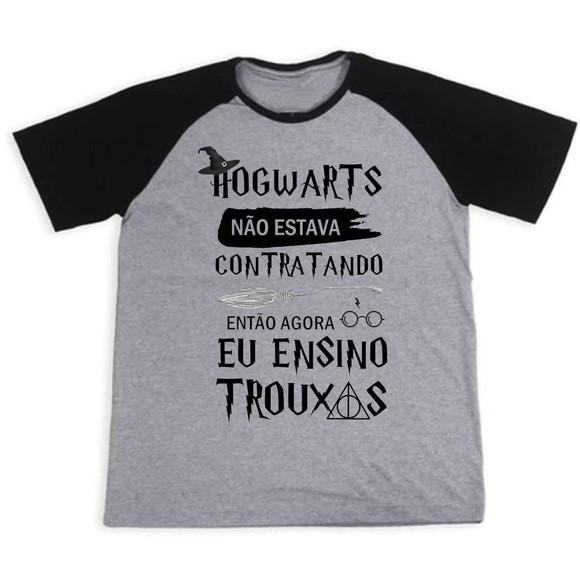 Camiseta Hogwarts Professora/professor Ensinando Trouxas