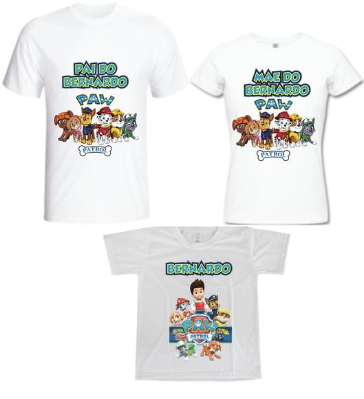 Camiseta Patrulha C.A.N.I.N.A Kit /03 - Personalizada
