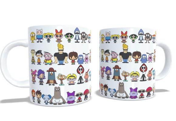 Caneca Cartoon Anos 90 2000