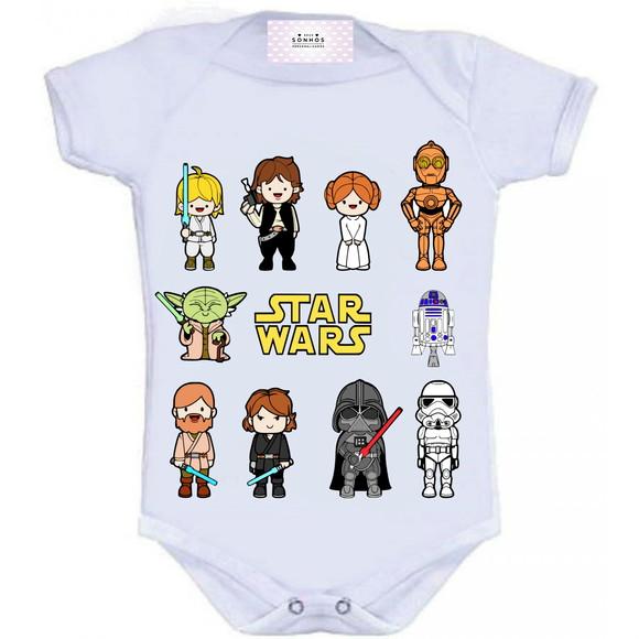 Body Para Bebê Star Wars