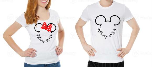 Camiseta Mickey e Minnie Vacation Disney Kit C/02