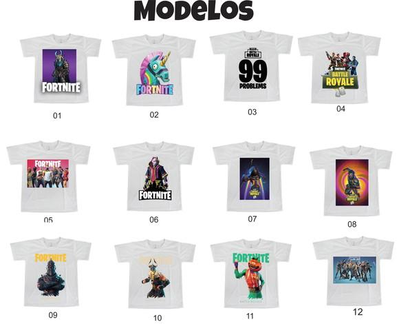 Camiseta Fo.r.t.n.i.t.e Adulto Infantil - Escolha seu Modelo