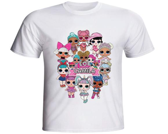 Camiseta L.o.l Surprise Personalizada com Nome