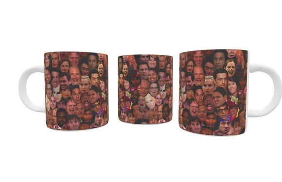 Caneca Seriado The Office Faces