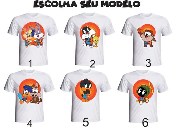 Camiseta Looney Tunes Space Jam 2 Escolha Eu Modelo