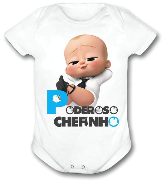 Body Para Bebê Poderoso Chefinho