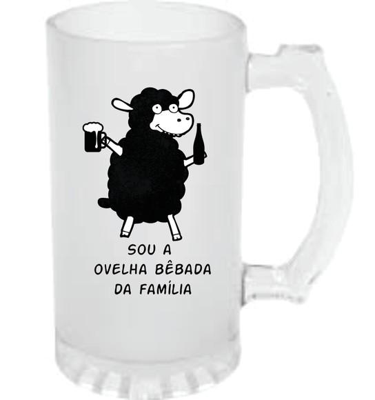 Caneca de Chopp Ovelha Bêbada da Família