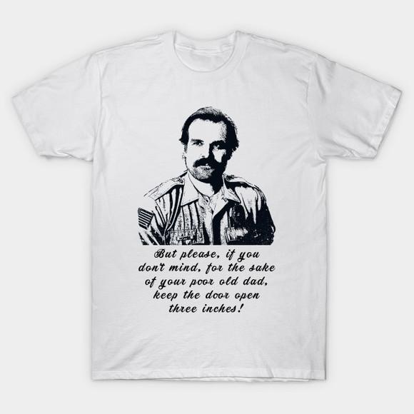 Camiseta Hopper Letter Stranger Things - Bagulhos Sinistros